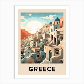 Vintage Travel Poster Greece 9 Art Print