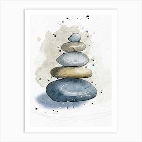 Zen Stones 1 Art Print