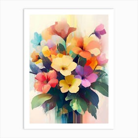 Flowers In A Vase 15 Art Print