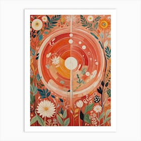 Autumnal Wheel Art Print