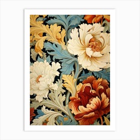 Floral Wallpaper 37 Art Print