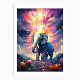 Elephant In The Sky 1 Art Print