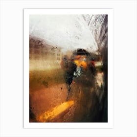 Bus window Art Print