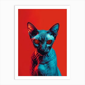 Sphynx Cat 4 Art Print