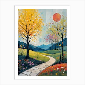 Path To The Sun Art Print