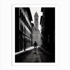 Florence, Italy, Black And White Analogue Photograph 3 Art Print