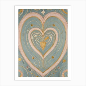 Hearts Art Print