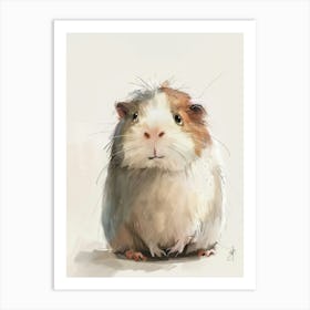 Charming Nursery Kids Animals Guinea Pig 3 Art Print