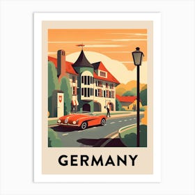 Vintage Travel Poster Germany 3 Art Print