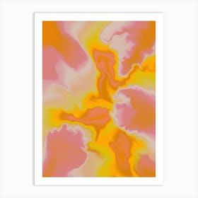 Muted Tie Dye Art Print