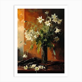 Baroque Floral Still Life Nigella 8 Art Print