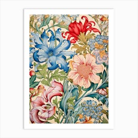 William Morris Floral Wallpaper 7 Art Print