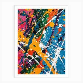 Splatters 2 Art Print