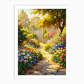 Garden Path 6 Art Print