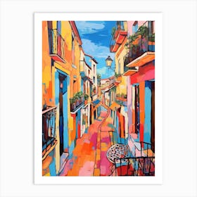 Malaga Spain 6 Fauvist Painting Art Print