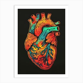 Human Heart 8 Art Print