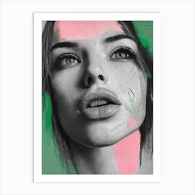 Portrait Of A Woman 47 Art Print