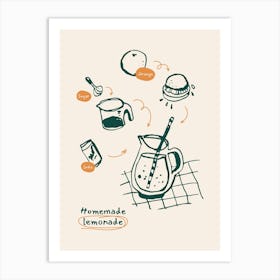 Homemade Lemonade Art Print