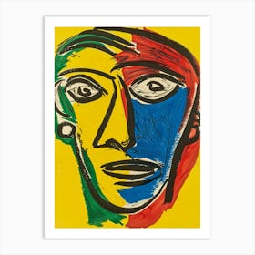 Face Of A Man 27 Art Print