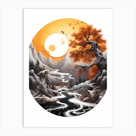 Asian Landscape 10 Art Print