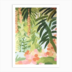 Mediterranean Tropical Plants 4 Art Print