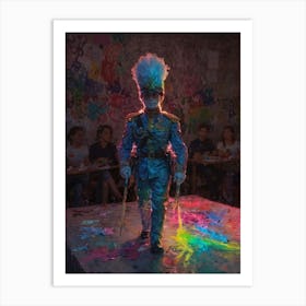 Boy In Uniform Art Print