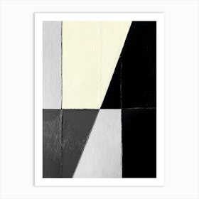 Black And White Abstract Poster