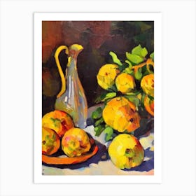Jerusalem Artichoke Cezanne Style vegetable Art Print