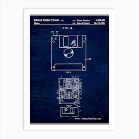 Floppy Disk 1997 Art Print