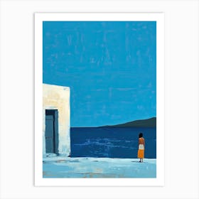 Patras Peace: A Minimalist Vision, Greece Art Print