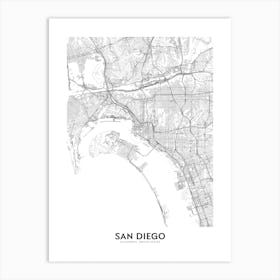 San Diego Art Print
