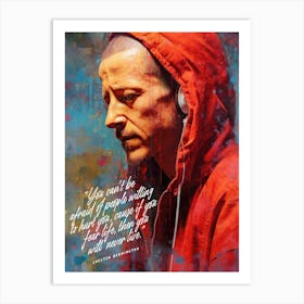 Chester Bennington Art Quote Art Print