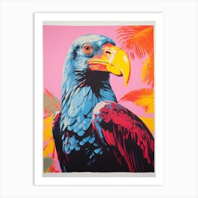 Colourful Bird Painting California Condor 3 Art Print