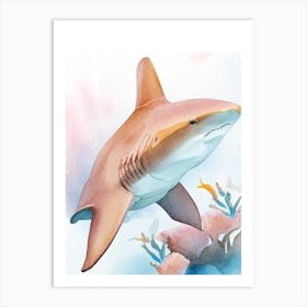 Carpet Shark Watercolour Art Print
