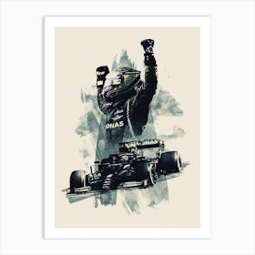 Lewis Hamilton F1 1 Art Print