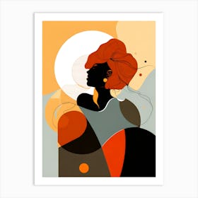 Abstract Of A Woman Art Print