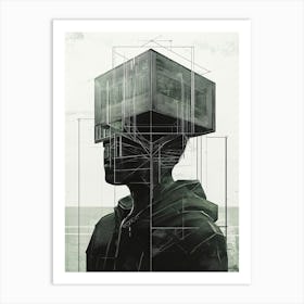 Vr Head Art Print