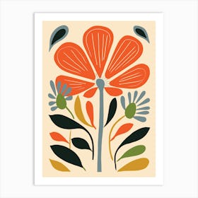 Flora Art Print