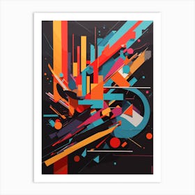 Abstract Art Modern colorful Art Print