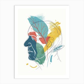 Portrait Of A Man 55 Art Print