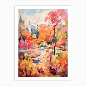 Autumn Gardens Painting Niagara Parks Botanical Gardens Canada Art Print