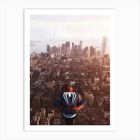 Spiderman New York City Art Print
