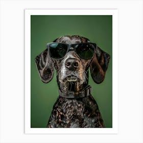 Dog In Sunglasses.Generated AI. Art Print 1 Art Print