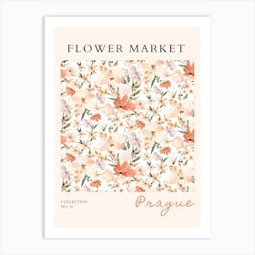 Flower Market Collection Prague Art Print