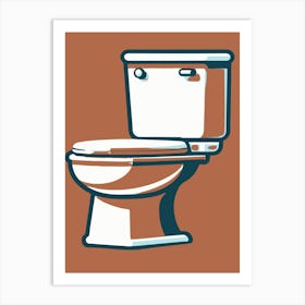 Toilet Art Print