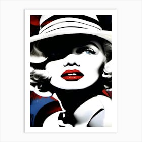 Madonna, Classic, Retro, Color Highlights  Art Print