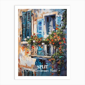 Mediterranean Views Split 2 Art Print