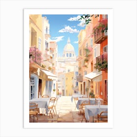 Cadiz Spain 8 Illustration Art Print