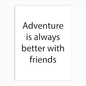 Friendship Quote 5 Art Print