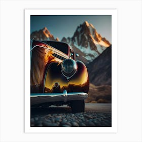 Hot Rod Car 2 Art Print